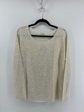BNWT!! Lightweight Knit Sequin Jaclyn Smith Sweater